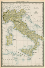 Italy Map By Rand McNally & Company