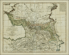 Russia, Ukraine, Central Asia & Caucasus and Turkey & Asia Minor Map By Iohann Matthias Christoph Reinecke