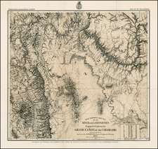 Southwest Map By George M. Wheeler