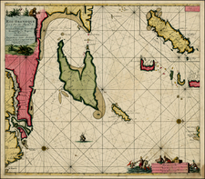Caribbean and South America Map By Johannes Van Keulen