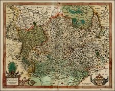 Germany Map By  Gerard Mercator