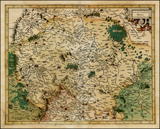 Germany Map By  Gerard Mercator