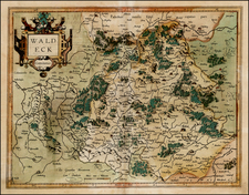 Germany Map By  Gerard Mercator