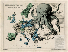 Europe, Europe and Curiosities Map By Bacon & Co. / Fred Rose