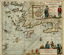 Turkey, Balearic Islands and Greece Map By Gerard Van Keulen