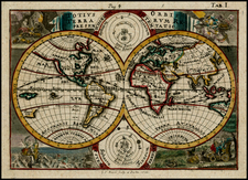 World and World Map By Georg Paulus Busch