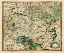 Germany Map By  Gerard Mercator