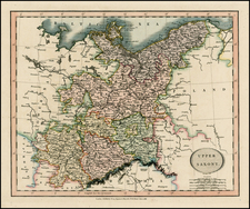 Netherlands Map By John Cary