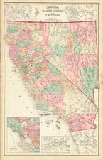 California Map By O.W. Gray & Son