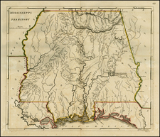 South Map By Mathew Carey