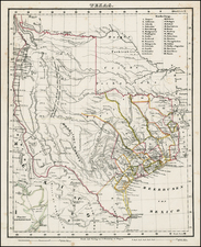 Texas Map By Carl Flemming