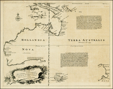 Australia Map By Emanuel Bowen