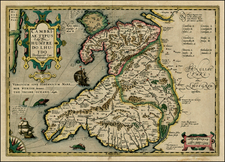 British Isles Map By  Gerard Mercator