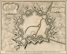 Netherlands Map By Paul de Rapin de Thoyras