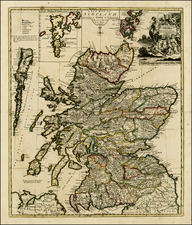 Scotland Map By John Senex