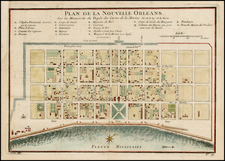 South Map By Jacques Nicolas Bellin