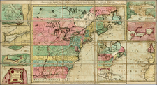 United States, New England, Mid-Atlantic, Southeast, North America and Canada Map By Society of Anti-Gallicans