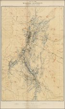 Southwest and California Map By U.S. Geological Survey