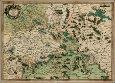 Poland, Czech Republic & Slovakia and Germany Map By  Gerard Mercator