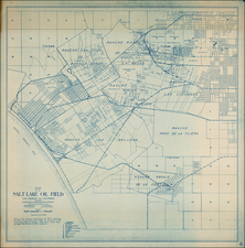 California Map By Cal. State Mining Bureau Dept. of Petroleum & Gas 