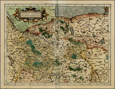 Germany Map By  Gerard Mercator