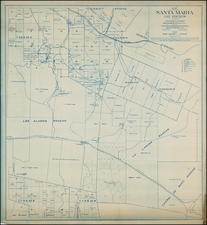 California Map By Cal. State Mining Bureau Dept. of Petroleum & Gas 