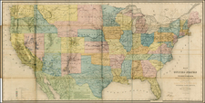 United States Map By U.S. General Land Office