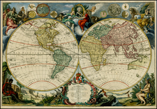 World and World Map By Louis Charles Desnos