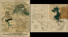 California Map By Los Angeles Lithographic Co.