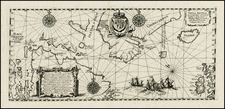 Polar Maps, Atlantic Ocean and Canada Map By Theodor De Bry