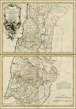 Holy Land Map By Joseph Nicholas de L'Isle