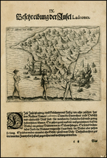 Southeast Asia and Other Islands Map By Theodor De Bry