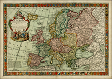 Europe and Europe Map By Louis Charles Desnos / Guillaume Danet