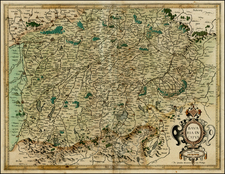 Germany Map By  Gerard Mercator