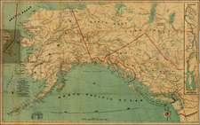 Alaska and Canada Map By J.J. Millroy