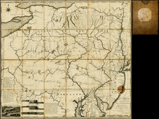 Mid-Atlantic Map By John Adlum  &  Samuel Wallis