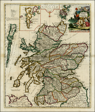 Scotland Map By John Senex