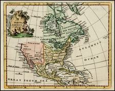 North America Map By Thomas Jefferys
