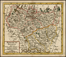 Poland Map By Didier Robert de Vaugondy