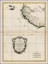 West Africa and African Islands, including Madagascar Map By Rigobert Bonne / Jean Lattré