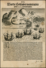 West Africa Map By Theodor De Bry