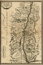 Switzerland, France and Germany Map By Nicolas de Fer