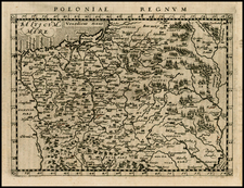 Poland Map By Giovanni Antonio Magini