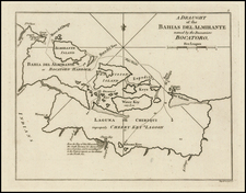 Caribbean Map By Sayer & Bennett
