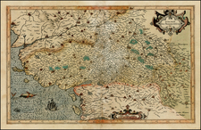 France Map By  Gerard Mercator