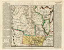 Texas, Midwest, Plains, Southwest and Rocky Mountains Map By Henry Charles Carey  &  Isaac Lea