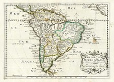 South America Map By Nicolas Sanson