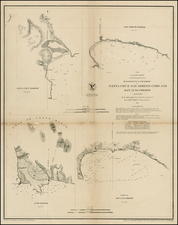 California and Other California Cities Map By United States Coast Survey