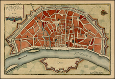 Germany Map By Nicolas de Fer