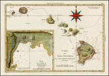 Hawaii and Hawaii Map By Rigobert Bonne